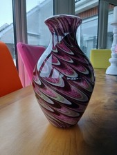 Vaso pesante Murano soffiato a