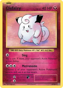 Clefairy 108 pokemon - -, 63/108