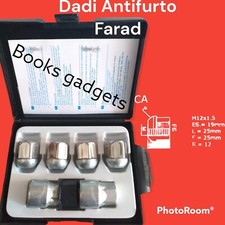 Per Honda Civic Kit Dadi Antifurto Farad per Cerchi in Lega Orig