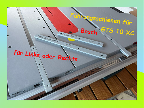 Guide bosch gts slitta - gts, xc