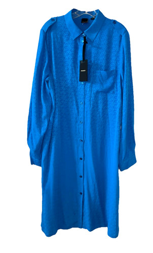 Abito camicia jacquard pinko - camicia,