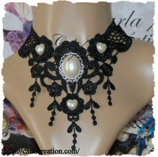 Collier Baroque/ Cabochon/