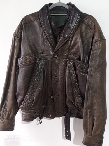 Giubbotto pelle uomo vintage - pelle,