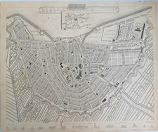 Pianta di Amsterdam ed