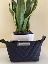 Pochette nera trapuntata