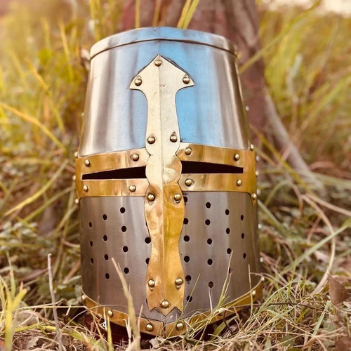 Elmetto templare guerriero - elmetto,