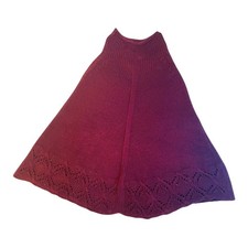 Poncho Cocogio Italia bordeaux