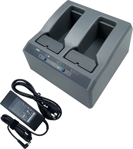 Caricabatteria doppio slot per