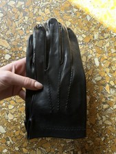 Guanti In Vera Pelle Ovina Nero Unisex Taglia L -9