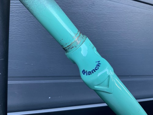 Forcella celeste panto bianchi - forcella,