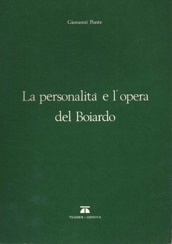 Personalità opera del - la, l'opera