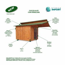 CUCCIA IN LEGNO PER CANI VARIE