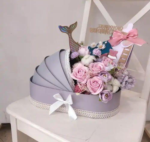Lettino culla baby shower