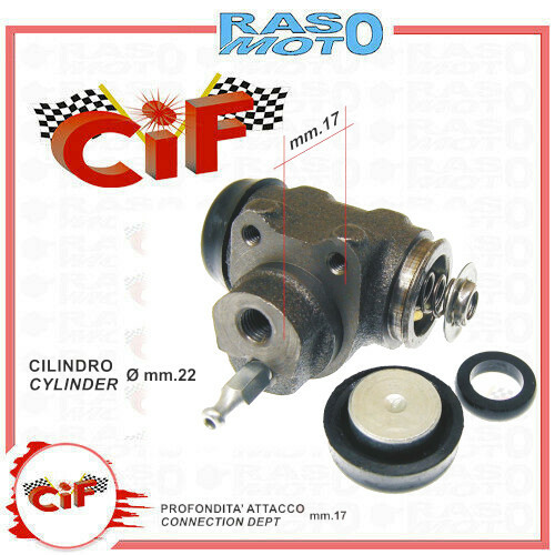 Cilindretto freno anteriore - cilindretto,