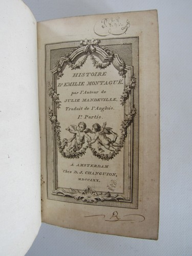 Frances brooke histoire - frances,