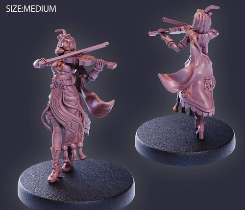 Bardo violino femminile d - femminile, d&d