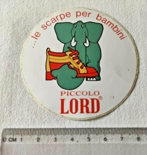 PICCOLO LORD SCARPE PER BAMBINI ADESIVO AUTOCOLLANT OLD STICKER VINTAGE ORIGINAL