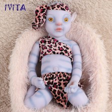 Bambola IVITA 20" colore blu e