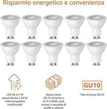 KIT LAMPADINA FARETTO LED GU10