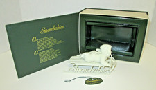 Dipartimento 56 Winter Tales of the Snowbabies "Slip, Sliding Away" slitta vintage in scatola