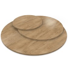 Piano tavolo rotondo rovere