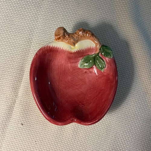 Piatto rosso ceramica - , vintage