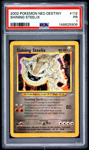 Shining steelix psa 2002 - shining,
