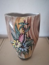 vaso vintage dipinto a mano