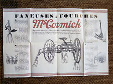 McCORMICK Rake Fanneurs