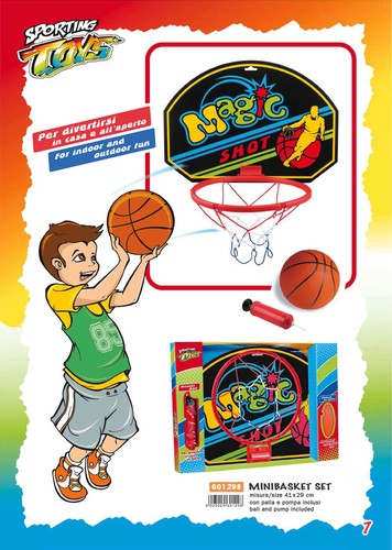 Minibasket pallone pompetta