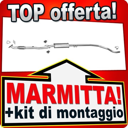 Silenziatore centrale per opel - silenziatore,