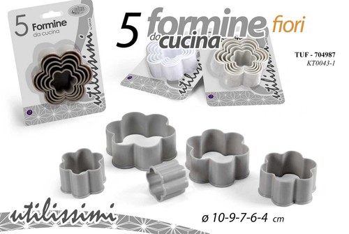 Set formine fiori stampi - formine,
