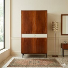 Armadio vintage impiallacciato - vintage,