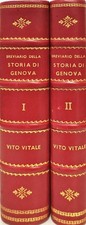 BREVIARIO DELLA STORIA DI GENOVA - VITO VITALE - SOC. LIG. DI ST. PATRIA 1955 2V