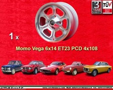 1 Cerchio Momo Vega Alfa Romeo 6x14 Giulia GT GTA Wheel Felge llanta jante