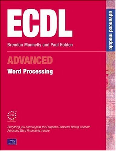 Ecdl advanced word processing - word,