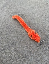 Portachiavi Serpente Amigurimi Fatto A Mano