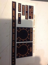 SET DECALCOMANIE AMPLIFICATORE