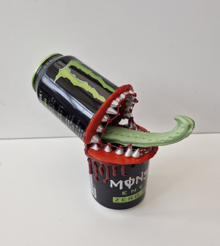 Monster energy can scultura - can,