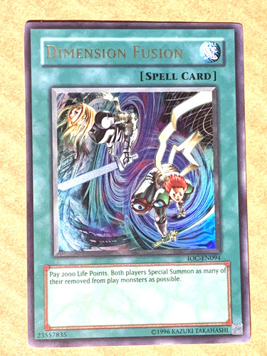 Yugioh dimension fusion - dimension,