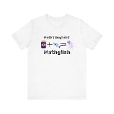 Funny math grammar - math/grammar, t-shirt