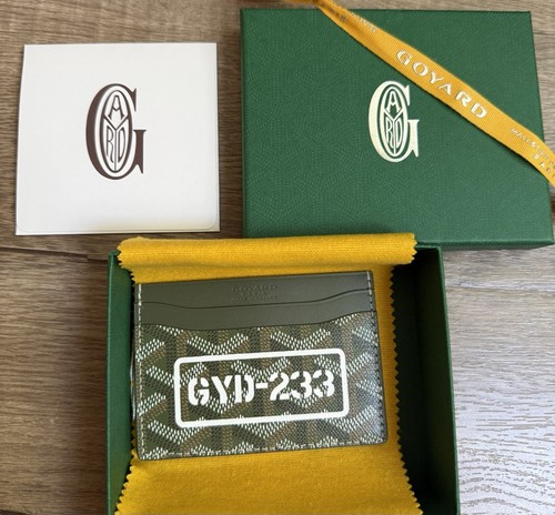 Nuovo porta carte - goyard, verde