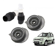 KIT 2 SUPPORTI AMMORTIZZATORI ANTERIORI + TAMPONI PER FIAT PANDA 169 DAL 2003