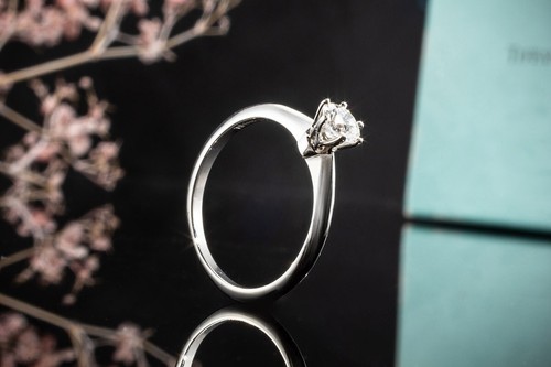 Anello solitario tiffany co - solitario, &