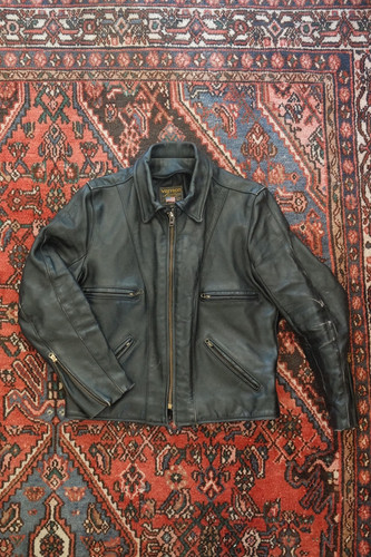 Giacca pelle vintage vanson - giacca,