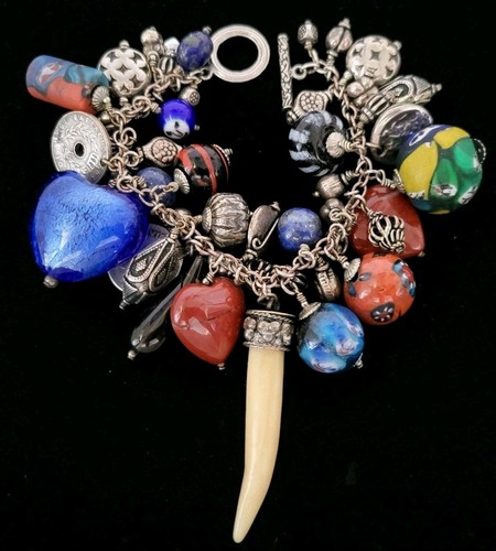 Bracciale charm vintage stile - bracciale,