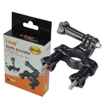 SUPPORTO STAFFA REGOLABILE UNIVERSALE BICICLETTA BICI FOTOCAMERA GOPRO HERO GP-0