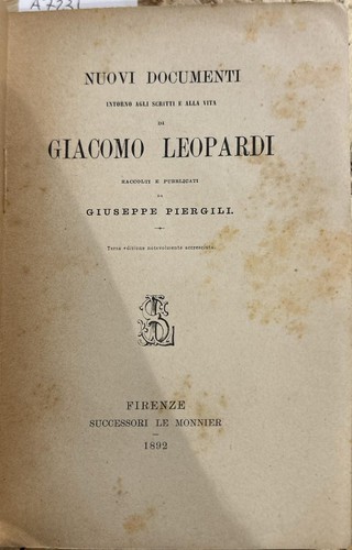 Libro nuovi documenti - libro,