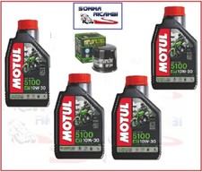 KIT TAGLIANDO X-ADV 750 2017-2021 4lt MOTUL 5100 10W30 + F.OLIO HF204