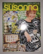 Le idee di Susanna Settembre 1998 punto croce uva funghi cani e gatti...